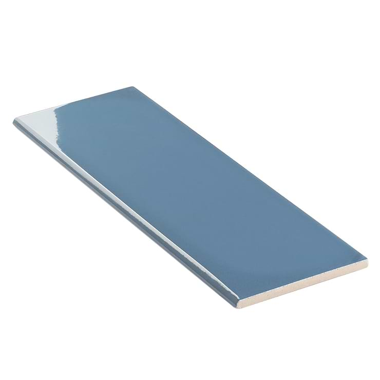 Park Hill Blue 4x12 Polished Porcelain Bullnose