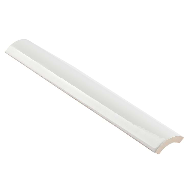 Park Hill White Polished Porcelain 1/4 Round Bullnose