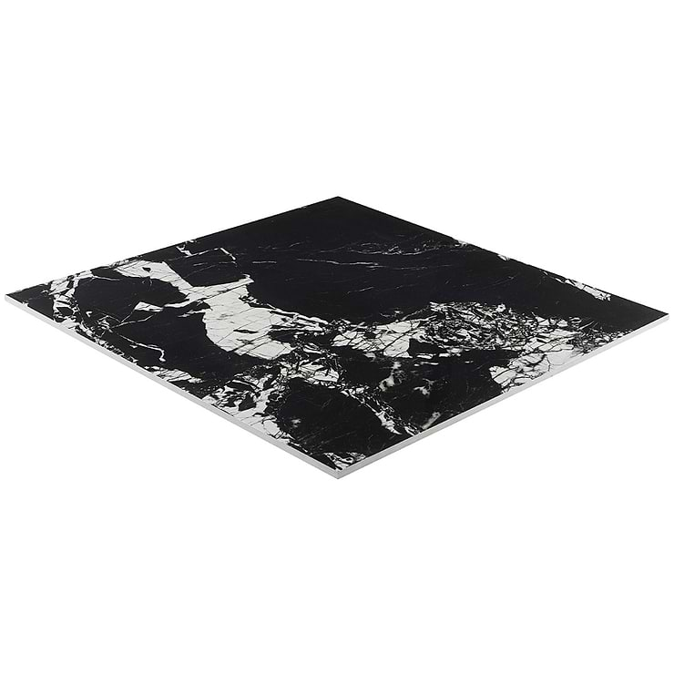 Valiant Black Antique 30x30 Polished Porcelain Tile