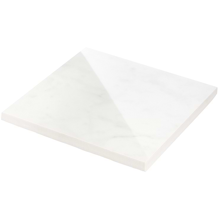 Marble Tech Bianco Gioia 6x6 Polished Porcelain Tile