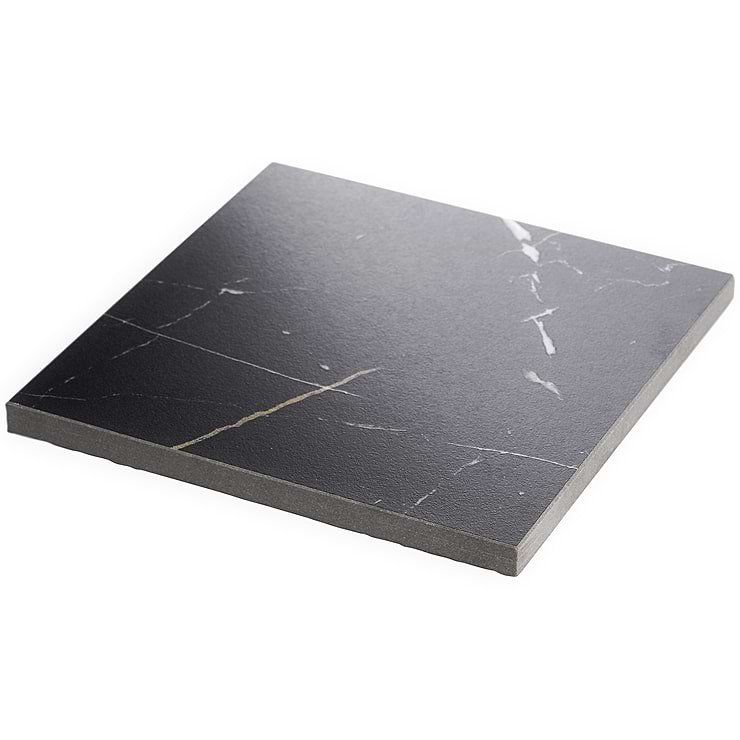 Marble Tech Port Laurent 6x6 Matte Nero Marquina Look Porcelain Tile