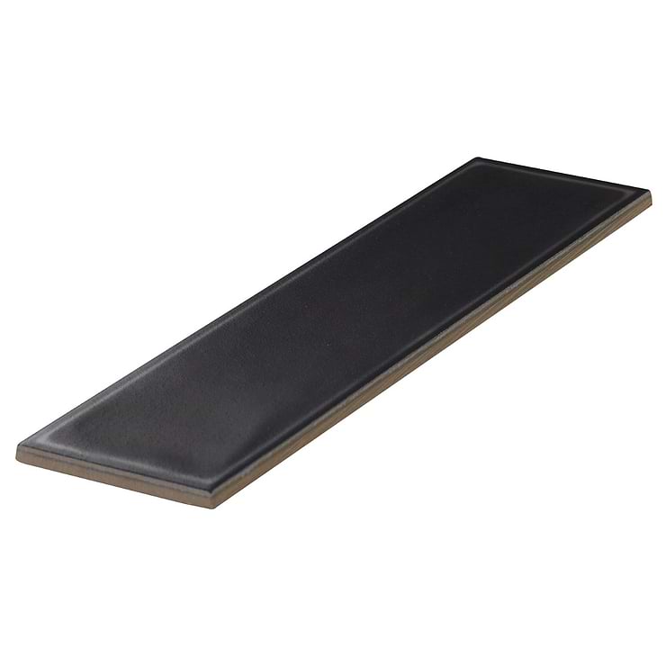 Stacy Garcia ArtBlock Nero Black 4x16 Matte Porcelain Tile