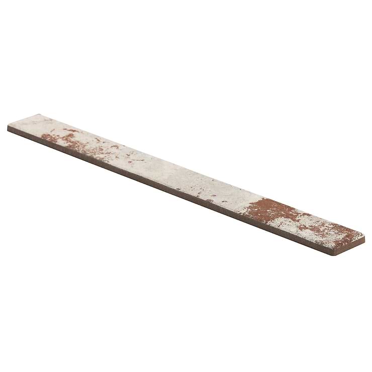 English Brick White 2x18 Matte Porcelain Tile