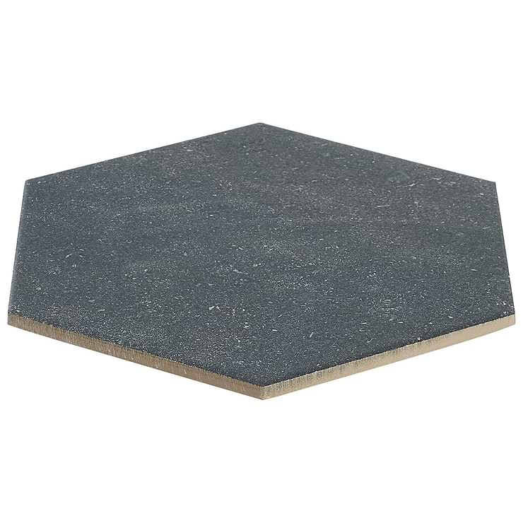 Texstone Antracita Dark Gray 9" Matte Porcelain Hexagon Tile