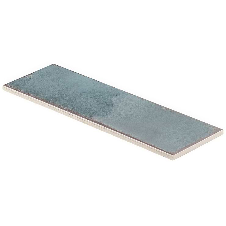 Los Lunas Blue 4x12 Polished Ceramic Subway Wall Tile