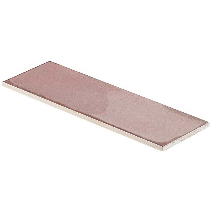 Los Lunas Rose Pink 4x12 Polished Ceramic Tile