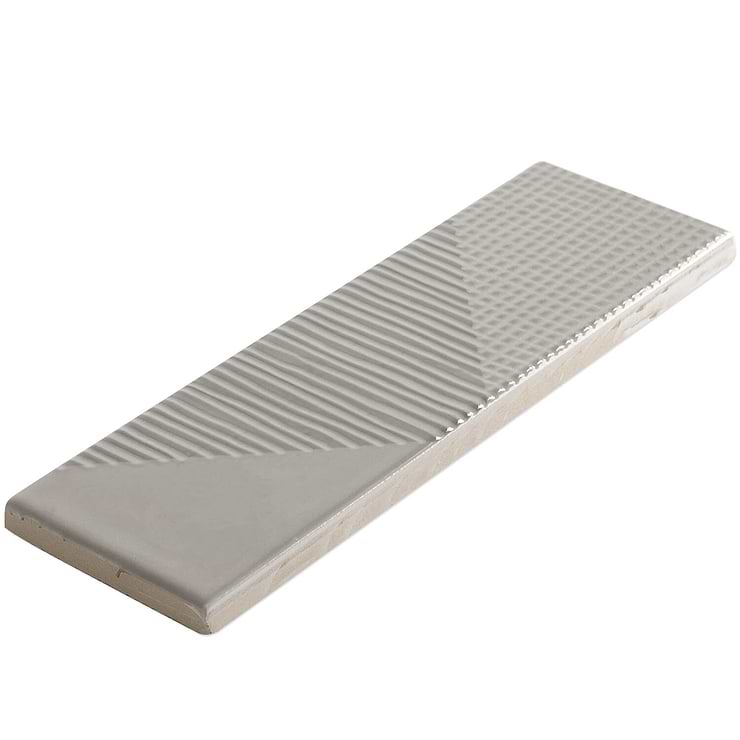 Enigma Gray Pearl 2x8 Polished Ceramic Tile