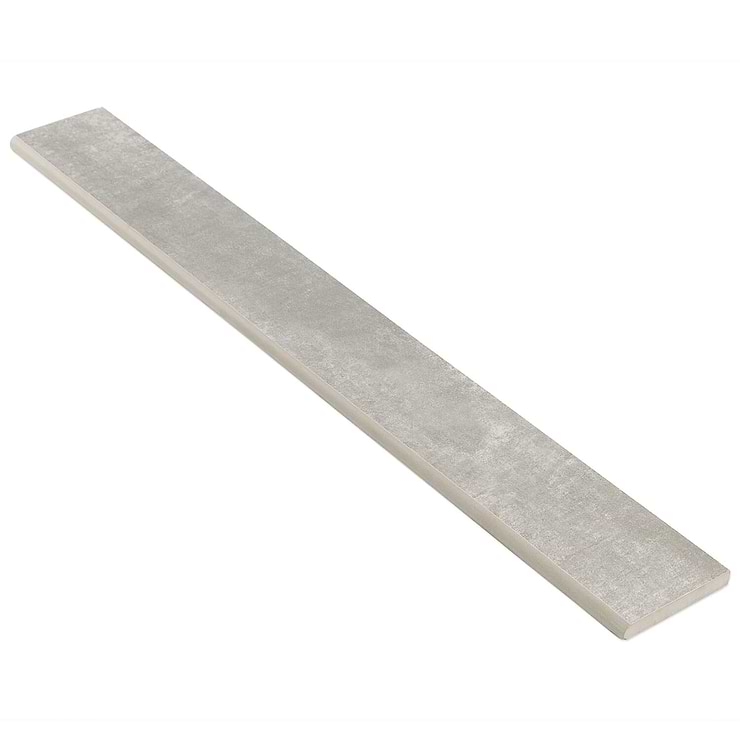 Basic Cement Ash 3x24 Porcelain Bullnose 