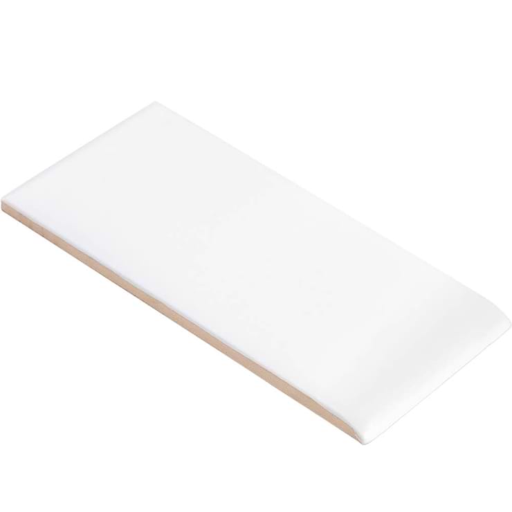 Basic White Matte 3 Inch Side Bullnose