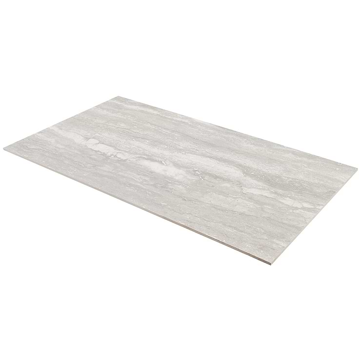 Basic Travertine Silver 24x48 Matte Porcelain Tile