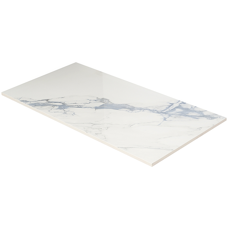 Calacatta Azur 12x24 Polished Porcelain Tile