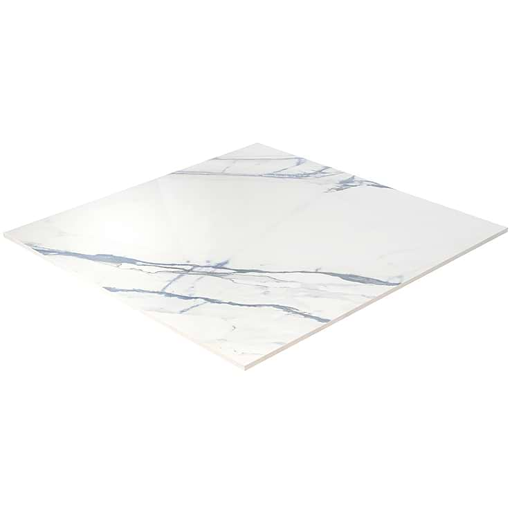 Calacatta Azur 24x24 Polished Porcelain Tile