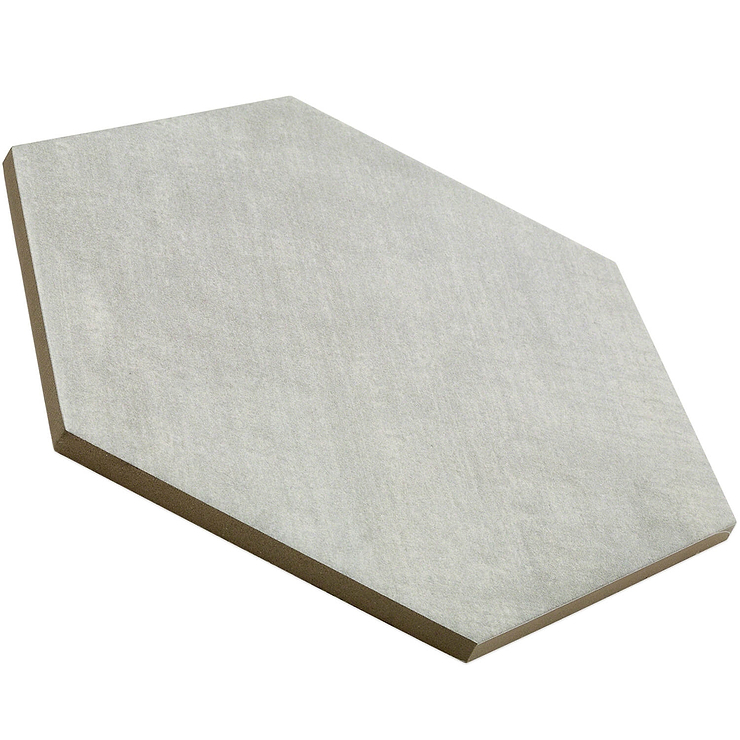 Paige Avorio 10" Hexagon Matte Cement Look Porcelain Tile