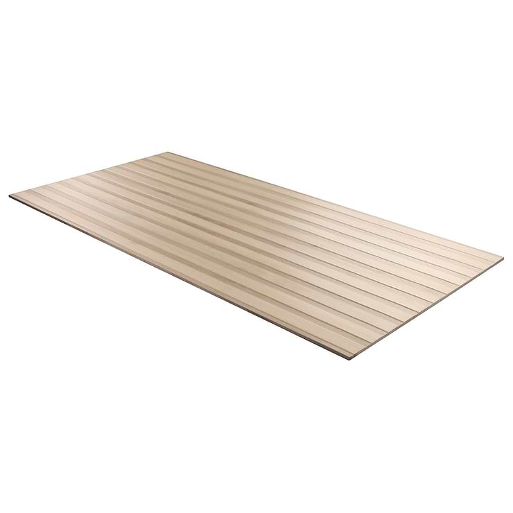 Nobu Ribbon Almond Brown 24x48 Wood Look Matte Porcelain Tile