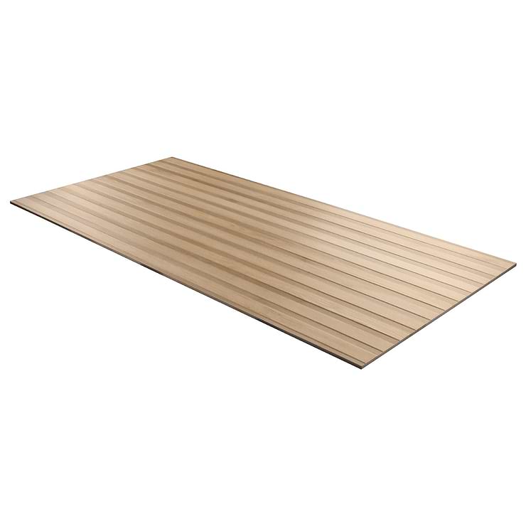Nobu Ribbon Miel Brown 24x48 Wood Look Matte Porcelain Tile