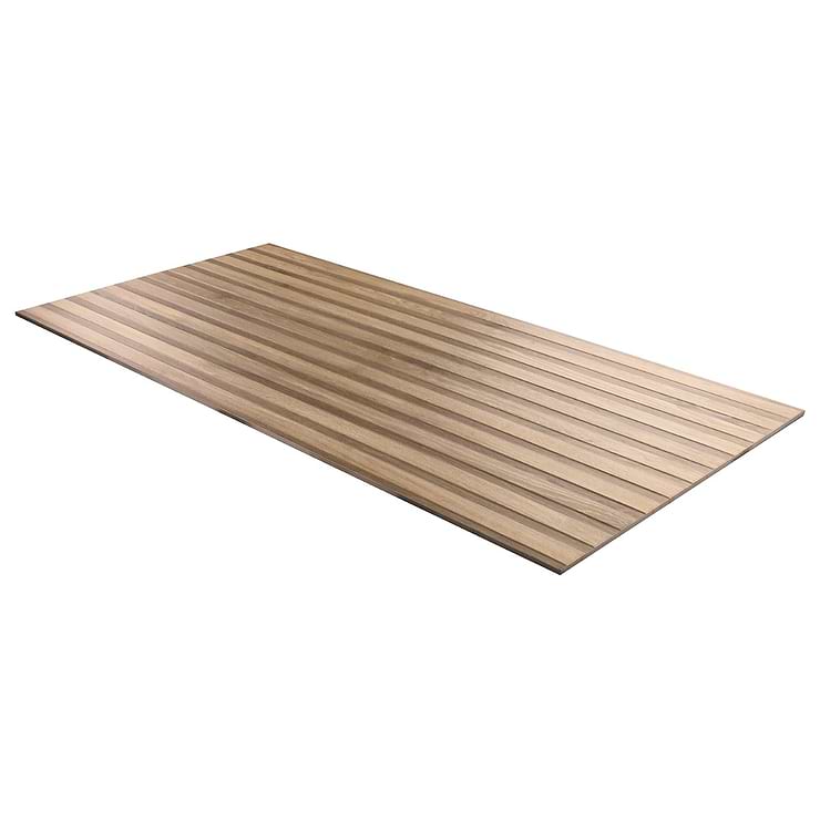 Nobu Ribbon Tan Brown 24x48 Wood Look Matte Porcelain Tile