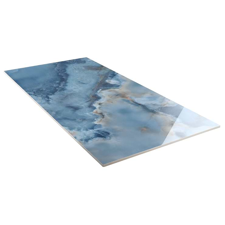 Jewel Onyx Blue 24x48 Polished Porcelain Tile