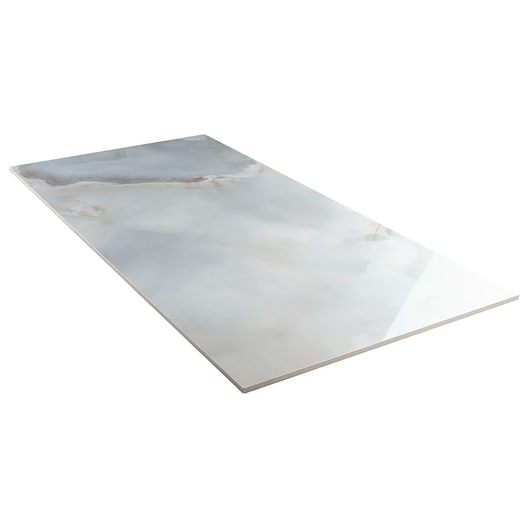 Jewel Onyx Pearl Sky 24x48 Polished Porcelain Tile