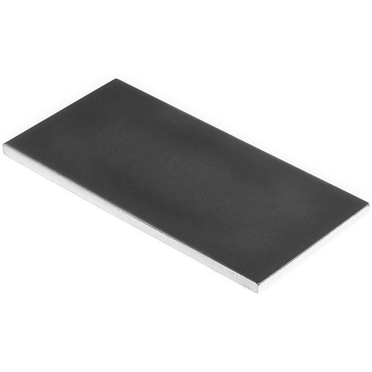 Stacy Garcia Maddox Charcoal Black 4x8 Matte Ceramic Wall Tile