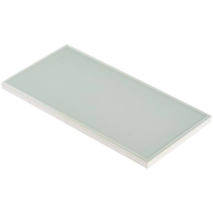 Stacy Garcia Maddox Frame Mineral Green 4x8 Matte Ceramic Wall Tile