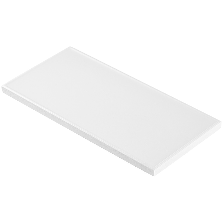 Stacy Garcia Maddox Frame White 4x8 Matte Ceramic Wall Tile