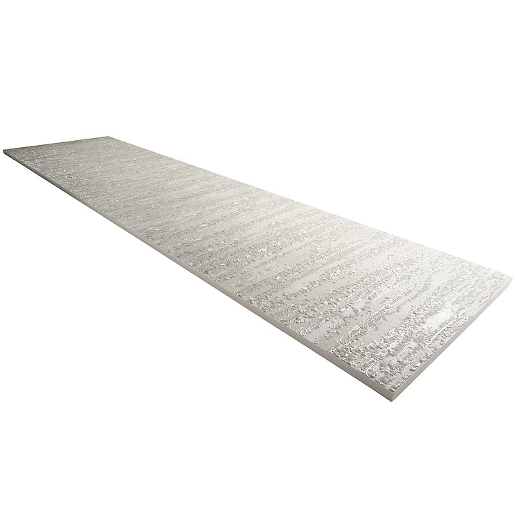 Twilight Deco Silver 12x48 Metal Look Porcelain Tile