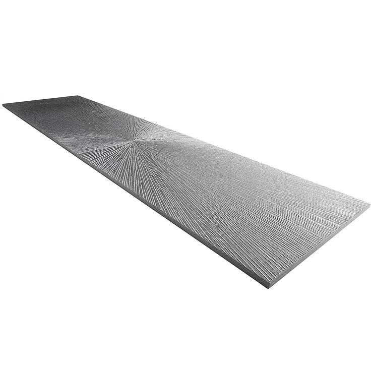 Twilight Steel Alfa 12x48 Metal Look Porcelain Tile