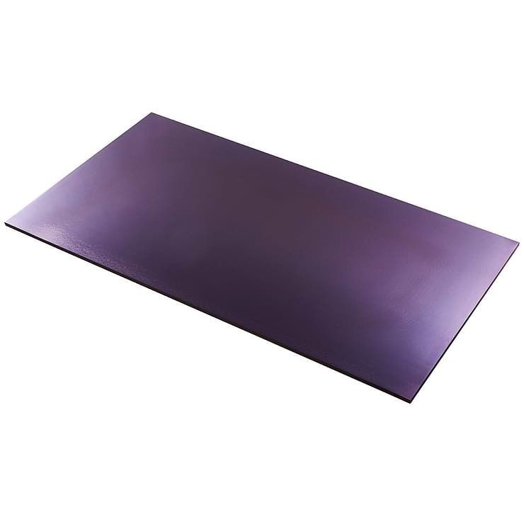 Amulet Mist Aubergine 18x36 Purple Metal Laminated Porcelain Tile