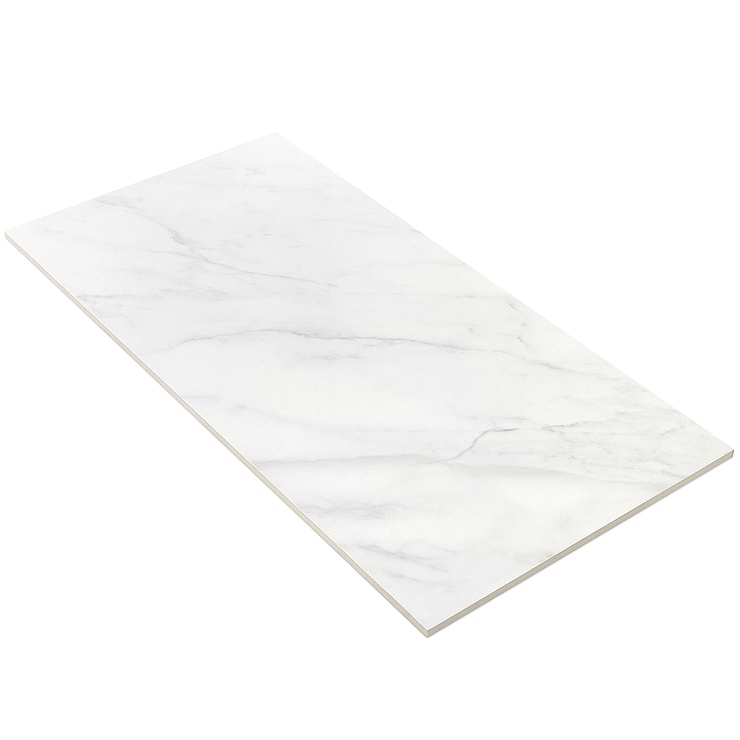 Belvedere Bianco 15x30 Marble Look Porcelain Tile