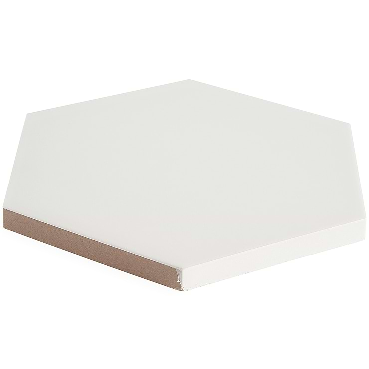 HexArt Blanco 8" Porcelain Matte Tile 