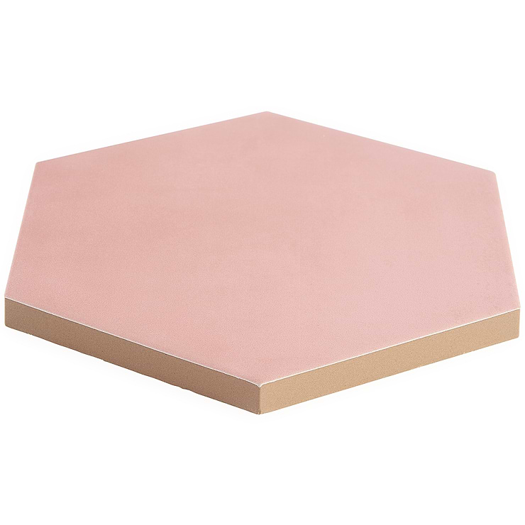 HexArt Rose 8" Porcelain Matte Tile