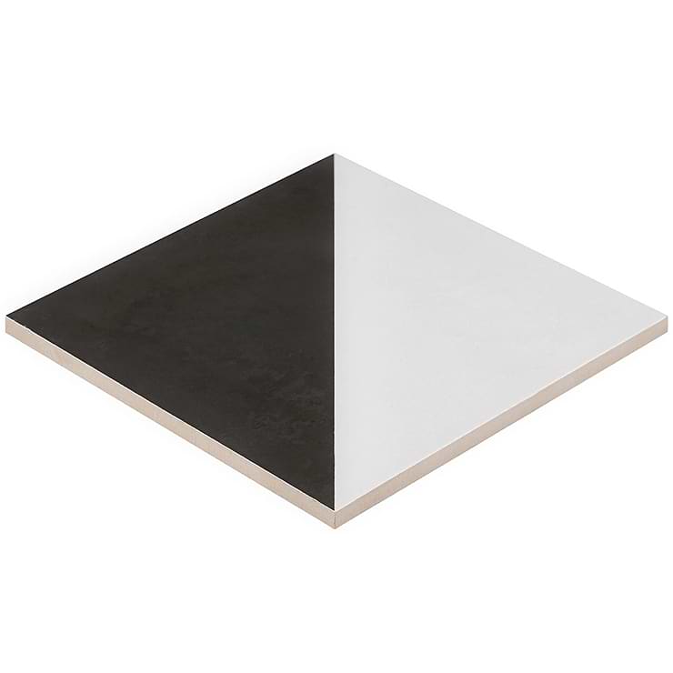 Art Geo by Elizabeth Sutton Cement Dos Charcoal Gray 8x8 Matte Porcelain Tile