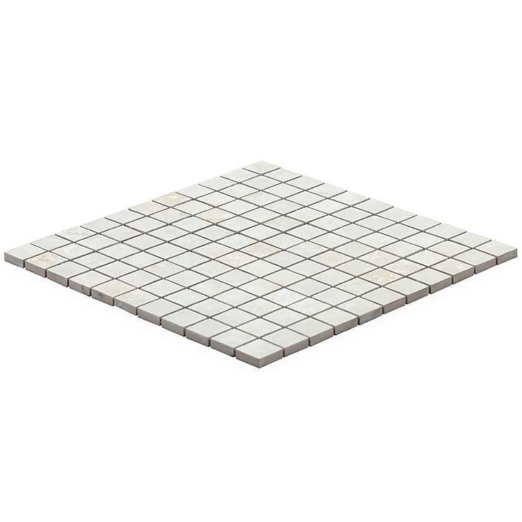 Portrait Ivory 1x1 Matte Porcelain Mosaic Tile