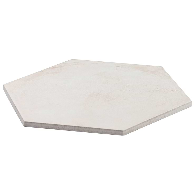 Ava Bianco 8" Hexagon Matte Porcelain Tile
