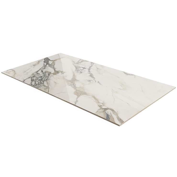 DreamStone Calacatta Rustico 24x48 Polished Porcelain Tile