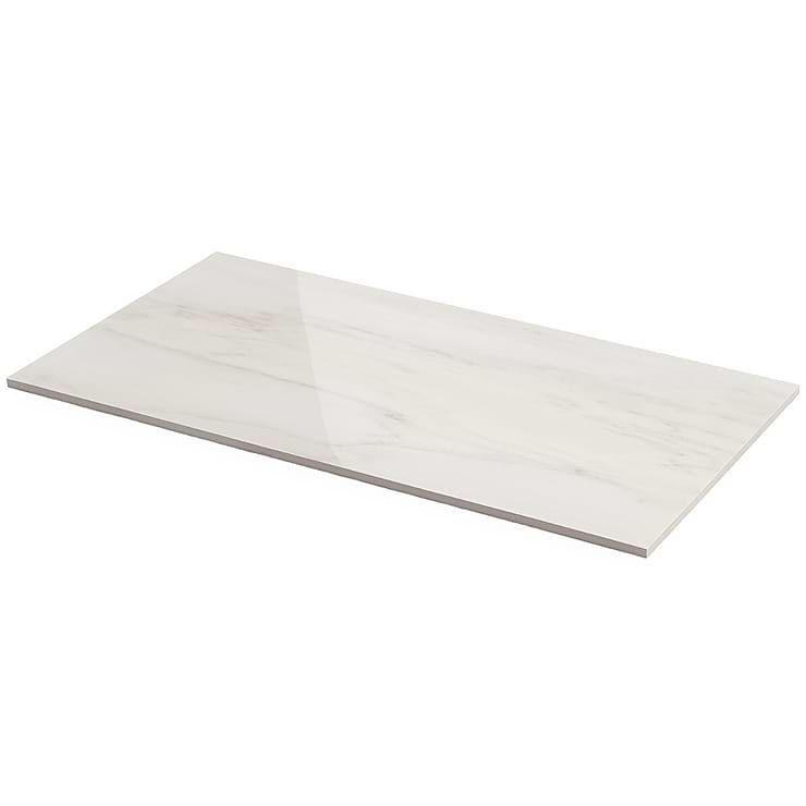DreamStone Dolomite Snow 12x24 Polished Porcelain Tile