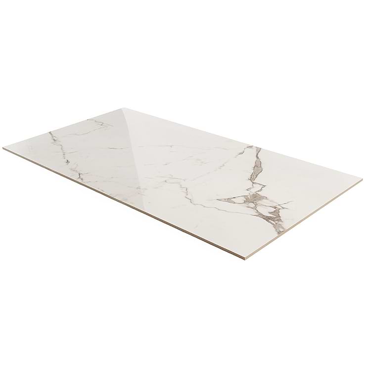 DreamStone Statuario Venato 24x48 Polished Porcelain Tile