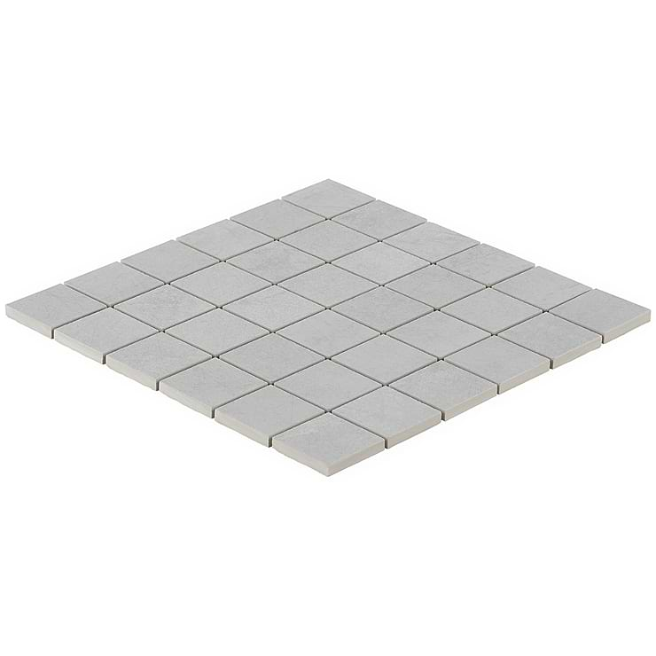 Bond Nimbus Silver 2x2 Matte Porcelain Mosaic Tile