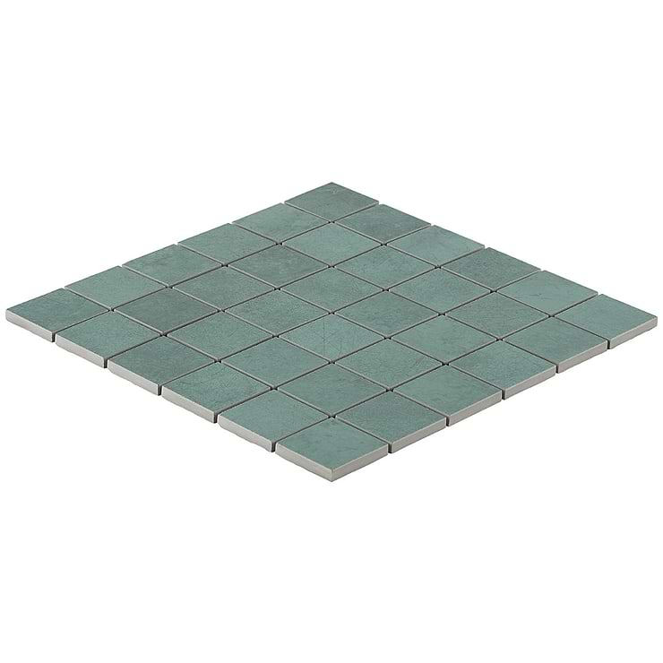 Bond Viridum Green 2x2 Matte Porcelain Mosaic Tile