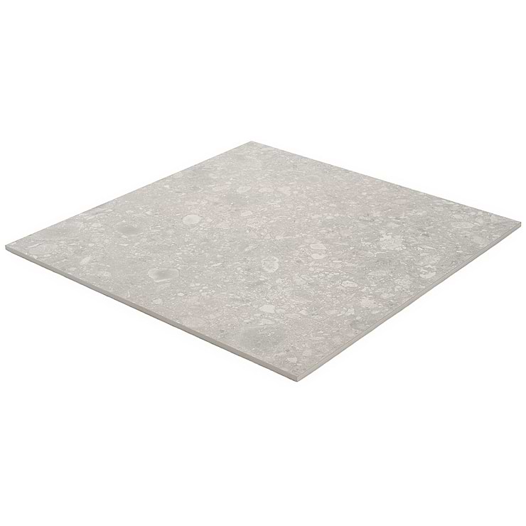 Rizo Gray 24x24 Terrazzo Look Matte Porcelain Tile
