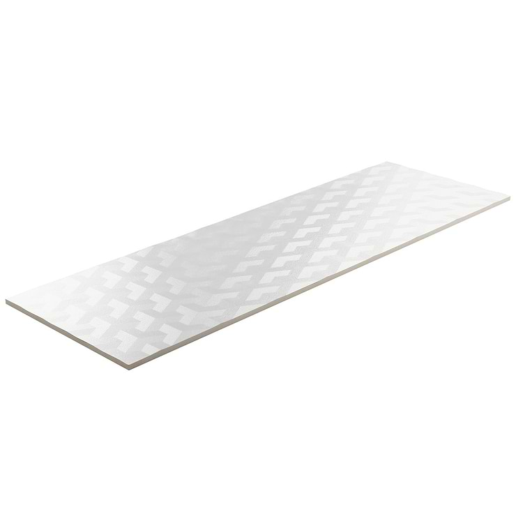 Wonderland 3D Shape White 12x36 Polished Ceramic Tile