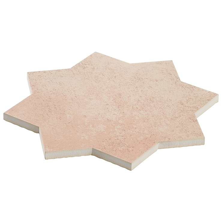 Burgos Terracotta Clay 4-Way Matte Porcelain Border Connector