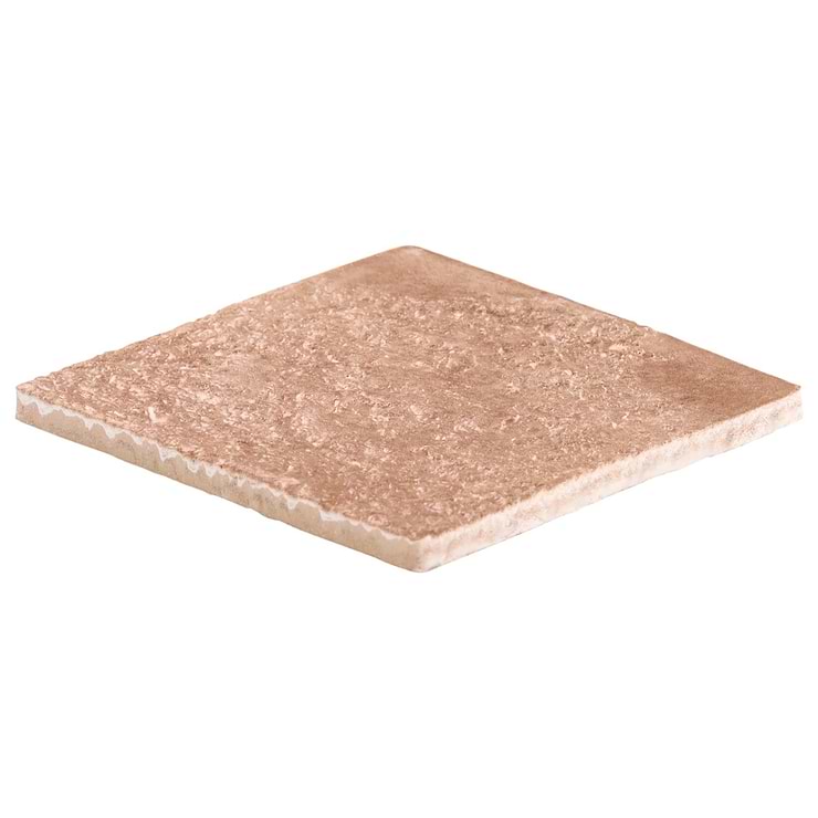 Navari Terracotta 5x5 Textured Matte Ceramic Tile