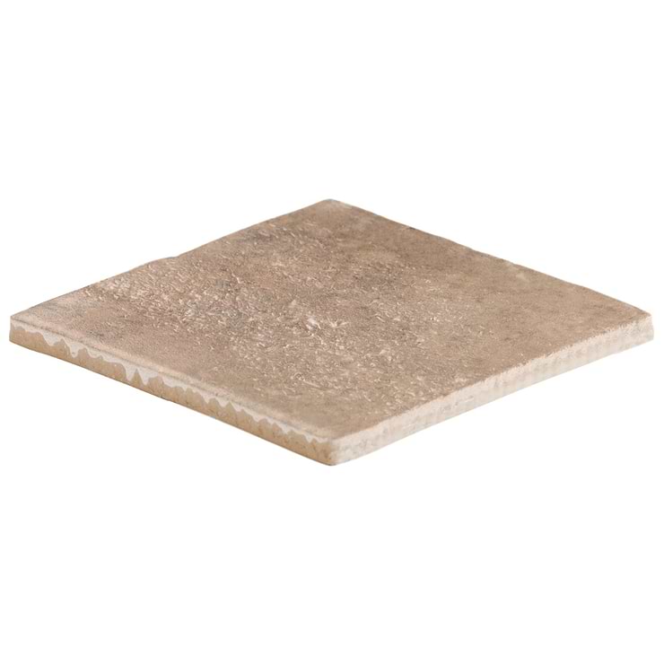Navari Taupe 5x5 Textured Matte Ceramic Tile