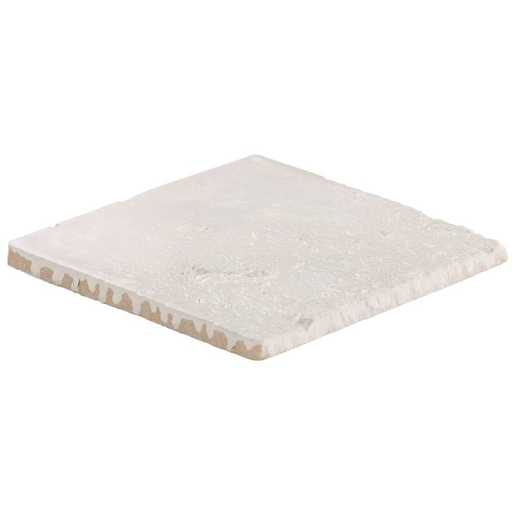 Navari White 5x5 Textured Matte Ceramic Tile