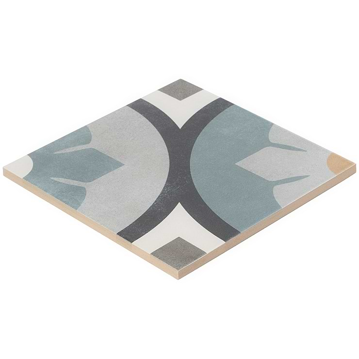 Lapaz Bloom Blue 9x9 Matte Porcelain Tile