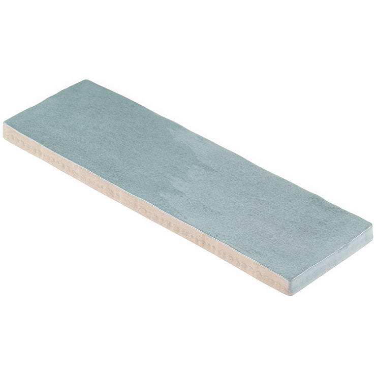 Portmore Aqua Blue 3x8 Glossy Ceramic Subway Tile