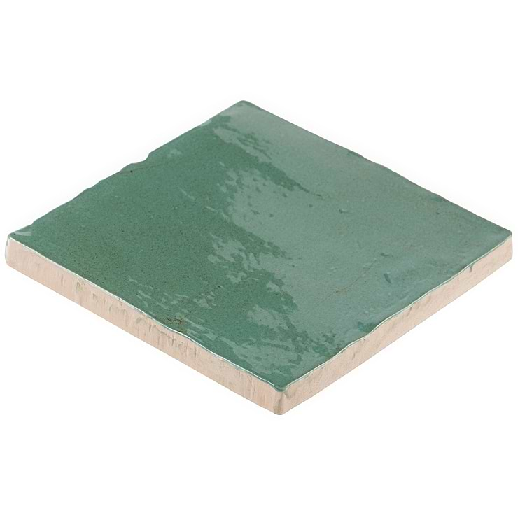 Portmore Green 4x4 Glossy Ceramic Tile