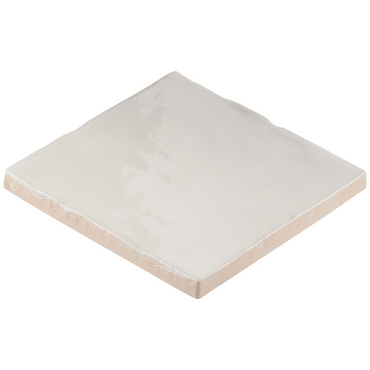 Portmore White 4x4 Glossy Ceramic Tile