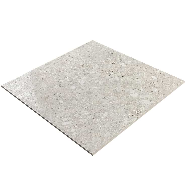 Rizo Cenere 24x24 Terrazzo Look Porcelain Tile